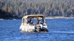 Fishing from boat or shore on Big Bear Lake